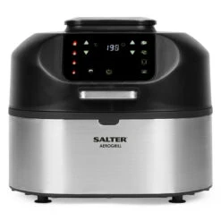 Salter AeroGrill Air Fryer And Grill, 5 In 1 Tabletop Multicooker & Healthy Grill Machine, 5.2L Capacity, Includes Temperature Probe