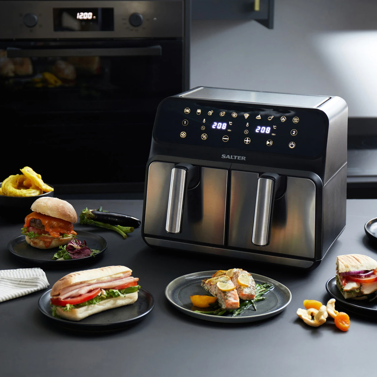 Salter Dual Air Pro, 7.6 Litre Air Fryer With 2 Drawers, 1700 W 7 Salter Dual Air Pro, 7.6 Litre Air Fryer With 2 Drawers, 1700 W - Image 5