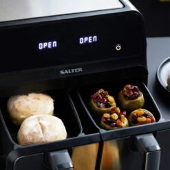 Salter Dual Air Pro, 7.6 Litre Air Fryer With 2 Drawers, 1700 W 21 Salter Dual Air Pro, 7.6 Litre Air Fryer With 2 Drawers, 1700 W -Salter ek5196 8 80533.1689873620