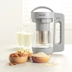 Salter Plant M!lk Maker, Nutrient-Rich Plant & Dairy-Free Drinks,1.6L, One Touch Oat, Coconut, Almond Milk, Tritan BPA Free Plastic -Salter ek5258 10a 91467.1699022328