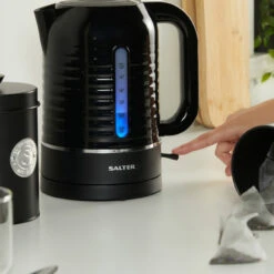 Salter Oscuro 1.7L Kettle - LED Illumination Light, Black, 3000W -Salter ek5572blk 5new 17016.1687787134
