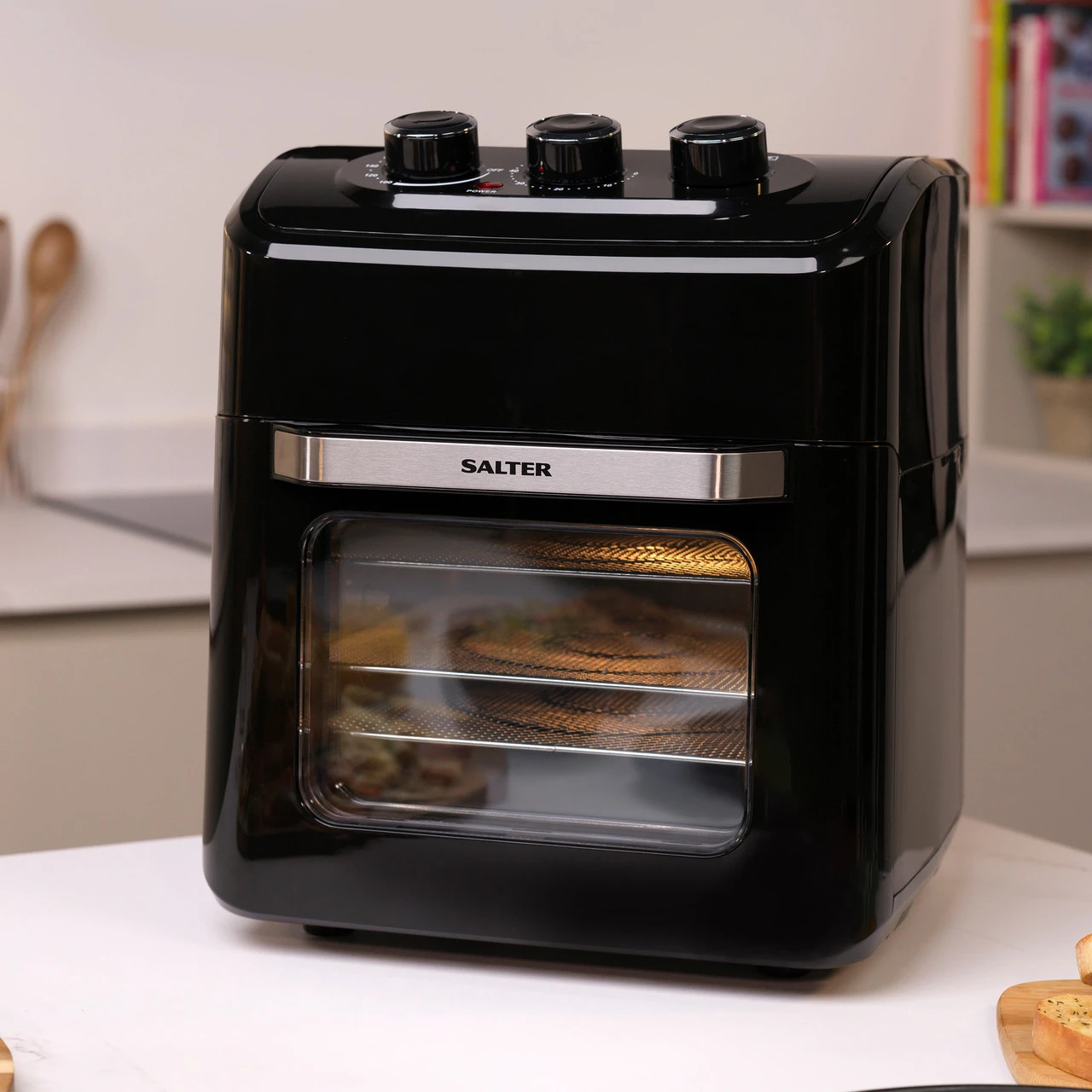 Salter Manual Air Fryer – XL 12L Mini Oven, 1800 W 6 Salter Manual Air Fryer – XL 12L Mini Oven, 1800 W - Image 4