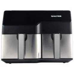 Salter Dual Sector Air Fryer – 9L Capacity, 5.5L & 3.5L Drawer, 2500W