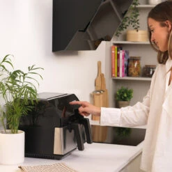 Salter Dual Sector Air Fryer – 9L Capacity, 5.5L & 3.5L Drawer, 2500W -Salter ek5729 5n 55798.1695295822