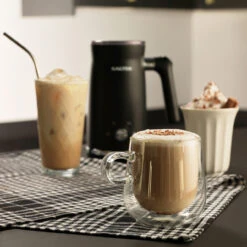 Salter Electric Milk Frother Steamer For Dairy/Plant-Based, Hot Chocolate, Cappuccinos, Lattes, Includes Hot, Cold And Frothy Functions -Salter electric milk frother steamer for dairyplant based hot chocolate cappuccinos lattes includes hot cold and frothy functions salter ek4635 5054061418897 30342.1663927717