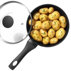 Salter Geo Hex 3-Piece Saucepan Set With Lids, 16/18/20 Cm -Salter geo hex 3 piece saucepan set with lids 161820 cm salter bw08777 5054061356366 27854.1698151007