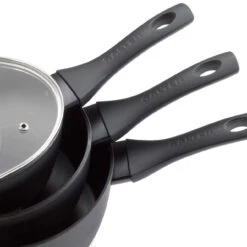 Salter Geo Hex 3-Piece Saucepan Set With Lids, 16/18/20 Cm -Salter geo hex 3 piece saucepan set with lids 161820 cm salter bw08777 5054061356366 79686.1698151007