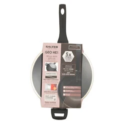 Salter Geo Hex Wok With Lid, 28 Cm -Salter geo hex wok with lid 28 cm salter bw08780 5054061356397 39204.1698134040