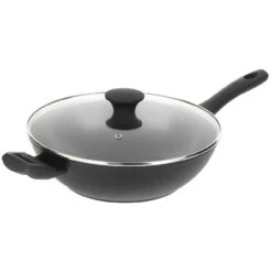 Salter Geo Hex Wok With Lid, 28 Cm