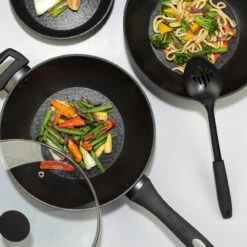 Salter Geo Hex Stir Fry Pan, 28 Cm -Salter geo hexagonal fry pan 28 cm salter bw08779 5054061356380 81037.1698134040