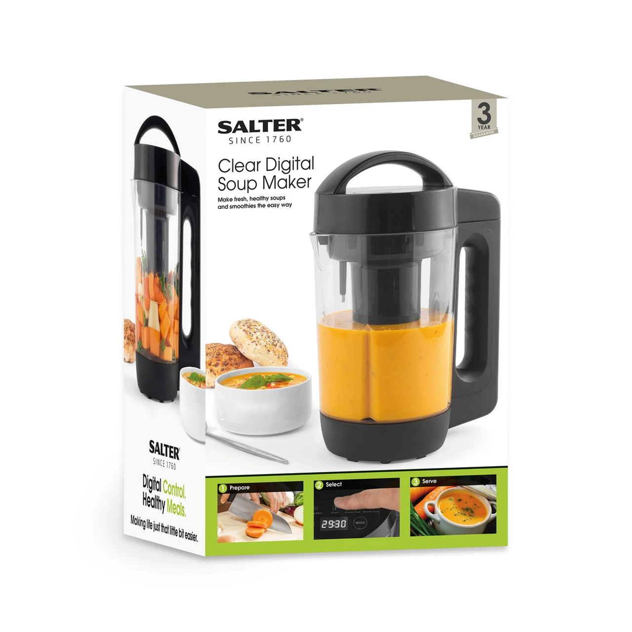 Salter Healthy Soup & Smoothie Maker, 5 Settings, 900W 14 Salter Healthy Soup & Smoothie Maker, 5 Settings, 900W - Image 12