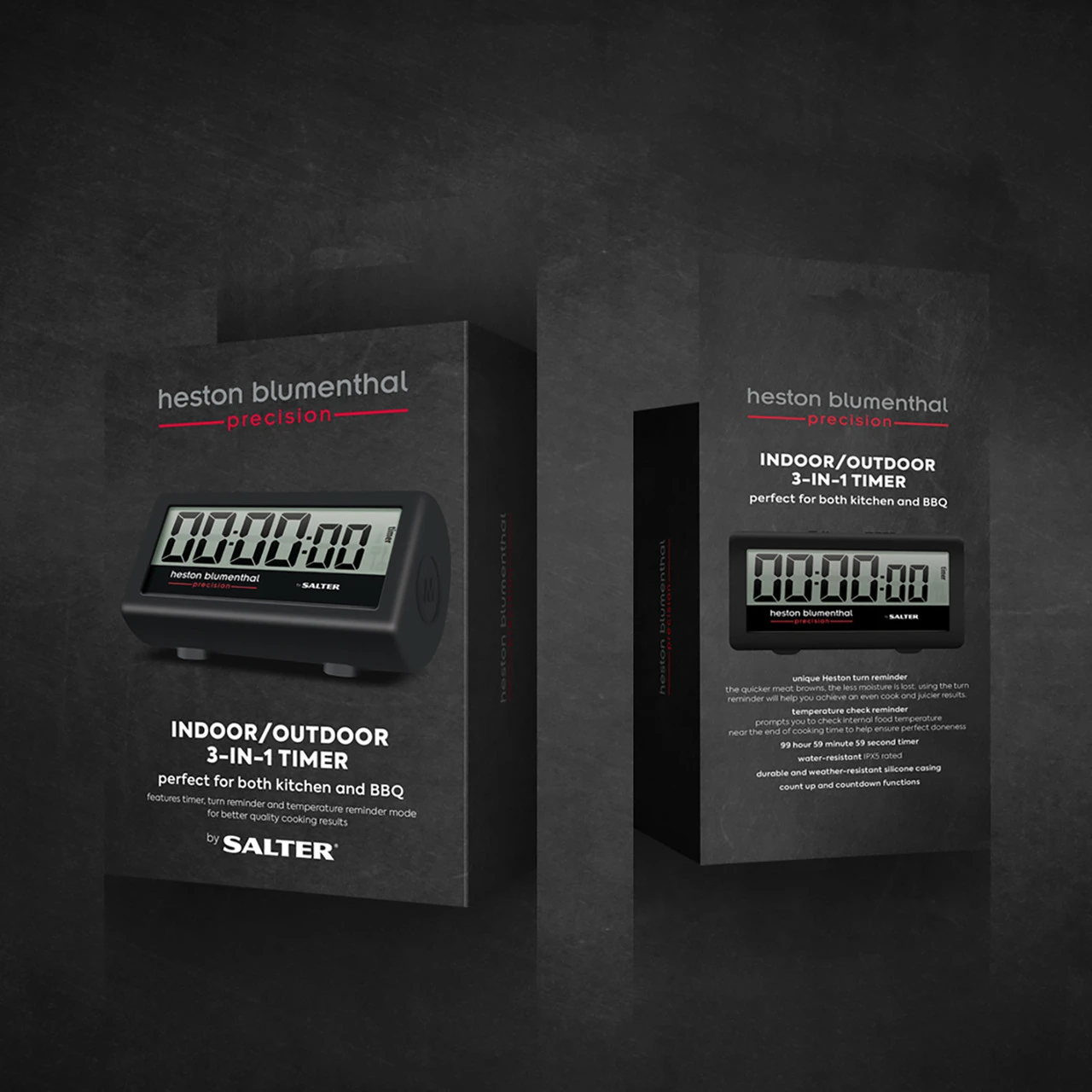 Heston Blumenthal Precision Indoor/Outdoor 3-in-1 Kitchen Timer, Water Resistant 9 Heston Blumenthal Precision Indoor/Outdoor 3-in-1 Kitchen Timer, Water Resistant - Image 7