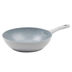 Salter Marblestone 28cm Non-Stick Stir Fry Pan - Grey