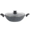 Salter Marblestone Non-Stick Family Pan, 30 Cm -Salter marblestone non stick family pan 30 cm salter bw09338 5054061361971 99160.1698134041