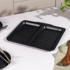 Salter Megastone 40 Cm Split Baking Tray – Non-Stick, 2 Compartments, Carbon Steel 13 Salter Megastone 40 Cm Split Baking Tray – Non-Stick, 2 Compartments, Carbon Steel -Salter megastone 40 cm split baking tray non stick 2 compartments carbon steel salter bw12808eu7 5054061551235 12392.1698462309