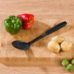 Salter Megastone Solid Spoon, Slotted Spoon And Slotted Turner Utensil Set, Stainless Steel -Salter megastone solid spoon slotted spoon and slotted turner utensil set stainless steel salter bw08044 5054061196399 54696.1659356726