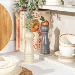 Salter Olea Salt And Pepper Grinder Mill, Beige -Salter olea salt and pepper grinder mill beige salter bw12029beu7 5054061439915 26359.1698151006