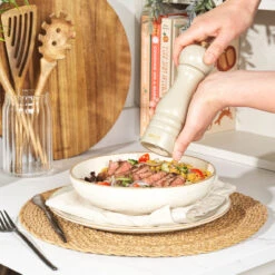 Salter Olea Salt And Pepper Grinder Mill, Beige -Salter olea salt and pepper grinder mill beige salter bw12029beu7 5054061439915 77145.1698151006