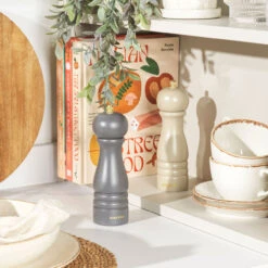 Salter Olea Salt And Pepper Grinder Mill, Charcoal -Salter olea salt and pepper grinder mill charcoal salter bw12029ceu7 5054061439908 07469.1698151006