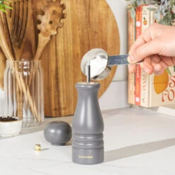 Salter Olea Salt And Pepper Grinder Mill, Charcoal -Salter olea salt and pepper grinder mill charcoal salter bw12029ceu7 5054061439908 17069.1698151006