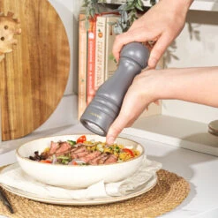 Salter Olea Salt And Pepper Grinder Mill, Charcoal -Salter olea salt and pepper grinder mill charcoal salter bw12029ceu7 5054061439908 40018.1698151006