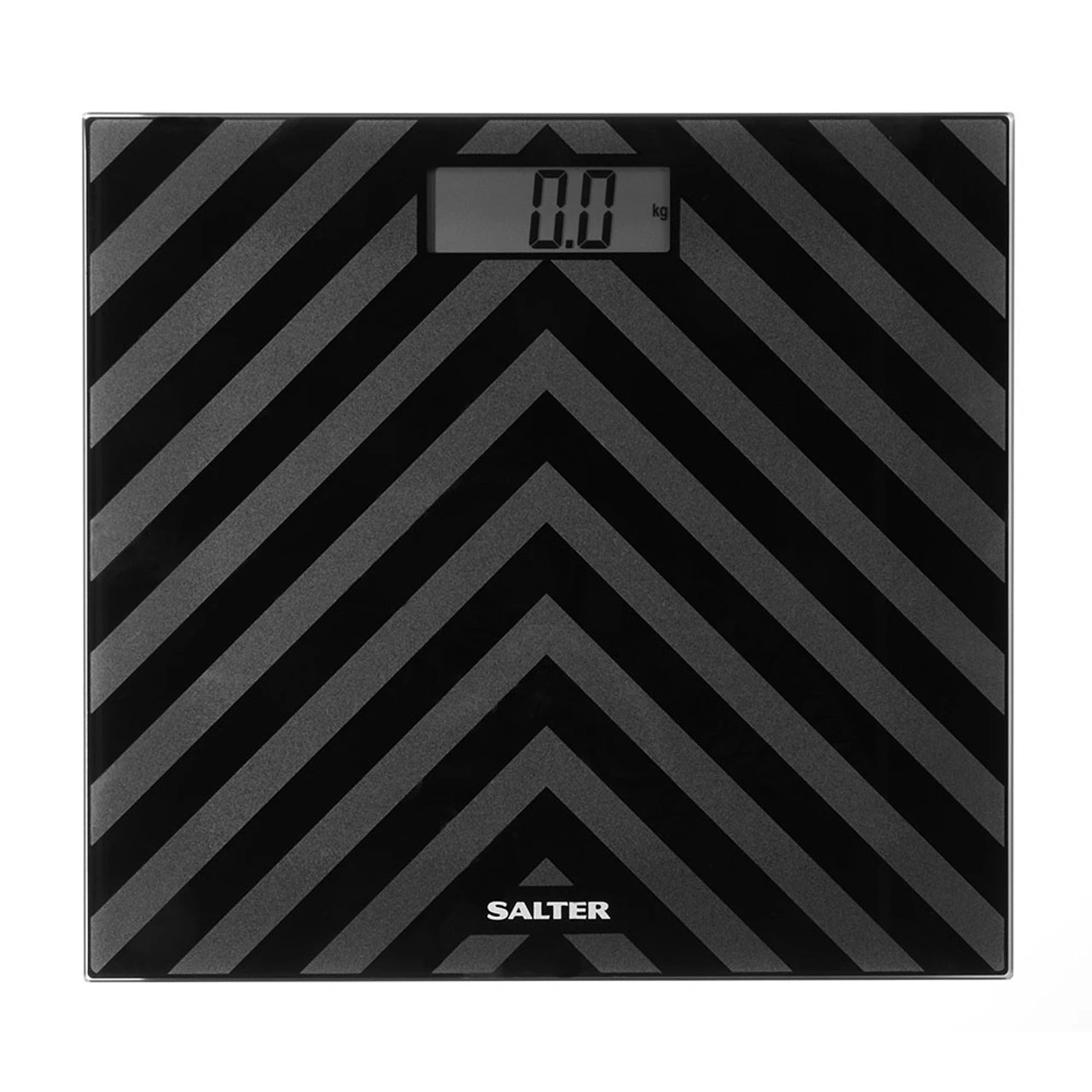 Salter Electronic Bathroom Scales, Chevron Two-Tone Textured Finish 3 Salter Electronic Bathroom Scales, Chevron Two-Tone Textured Finish