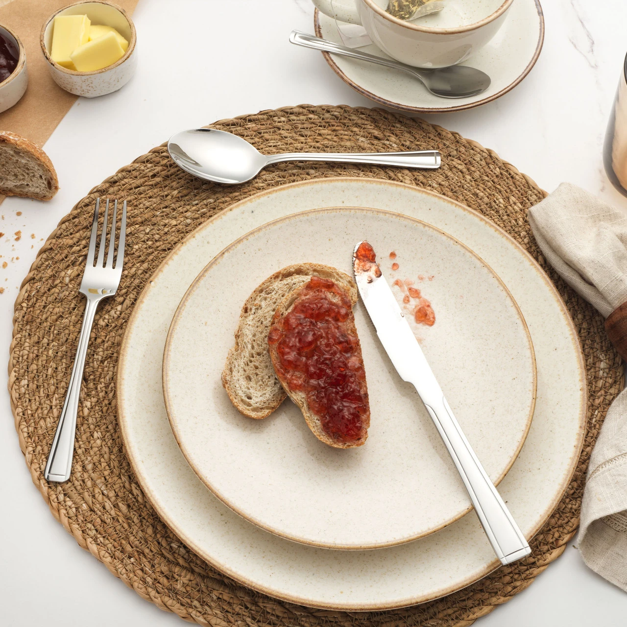 Salter Elegance Buxton 16 Piece Cutlery Set, Stainless Steel 8 Salter Elegance Buxton 16 Piece Cutlery Set, Stainless Steel - Image 6