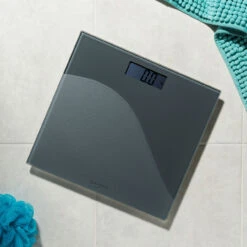 Salter Wave Electronic Bathroom Scale – Frosted Glass, 180kg Capacity -Salter wave electronic bathroom scale frosted glass 180kg capacity salter sa00287wvfeu12 5054061484359 56819.1698462240